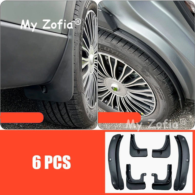 For Chery Tiggo 9 2025 2026 Car Fender Anti Dirt Cover Rear Tire Protection Mudguards Fender Liner Mudflaps Wheel Accessories