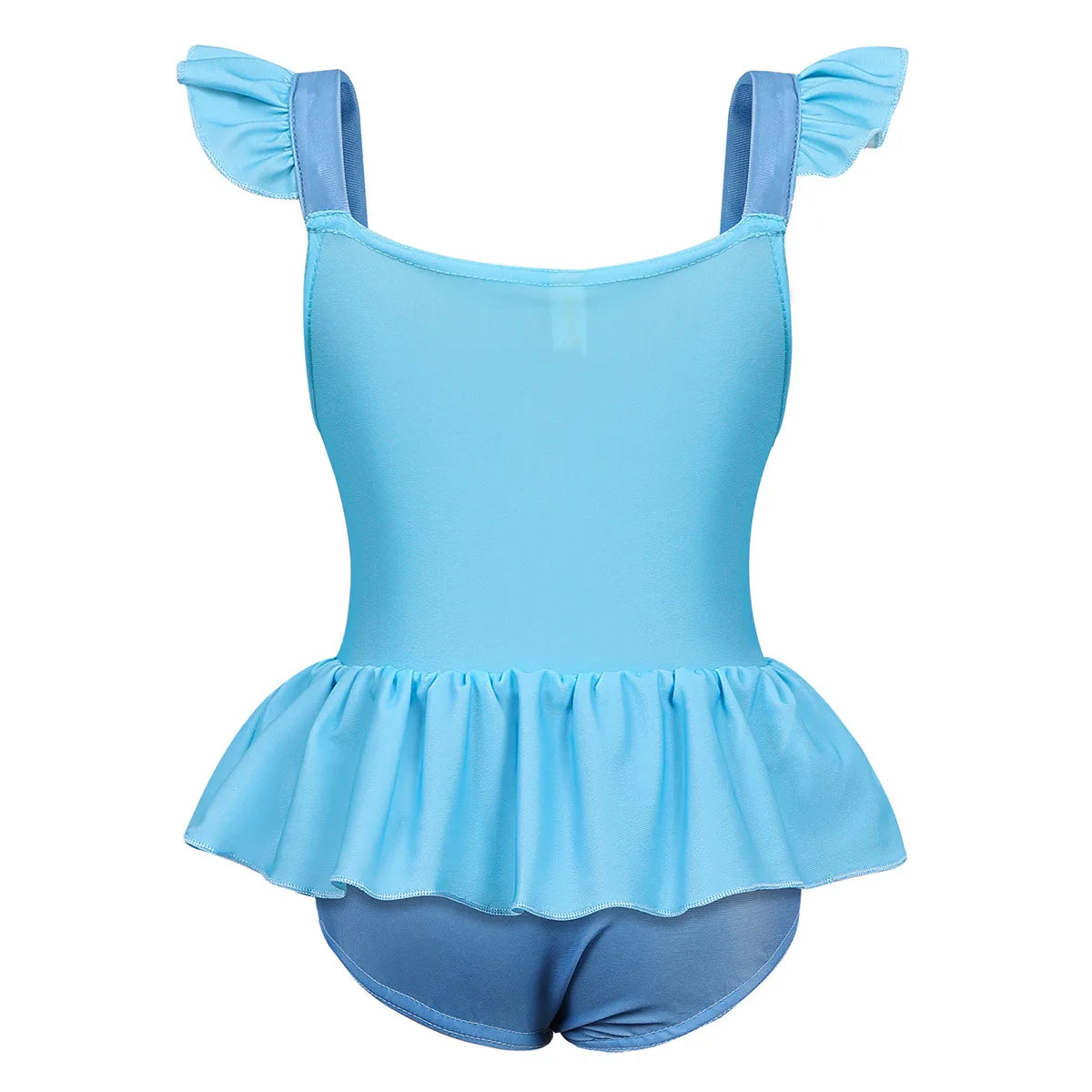 Girls Ruffle Style Princess Swimwear Rapunzel Separate Swimsuit Kids Elsa Anna Jasmine Princess Swimsuits Beach Bikini