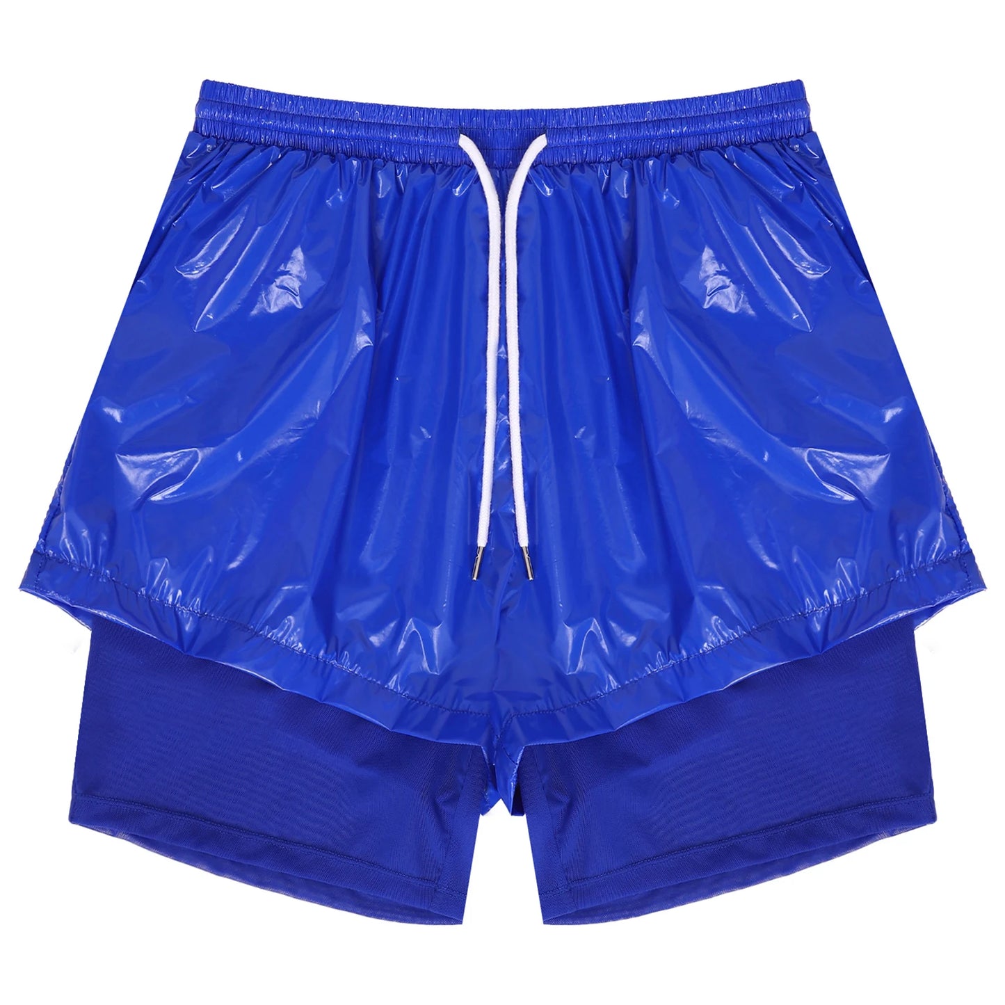 Men Leak-proof Diaper Cover Shorts Mesh Liner Waterproof Double Layer Shorts Swimming Suit Nursing Special Needs Reusable Briefs