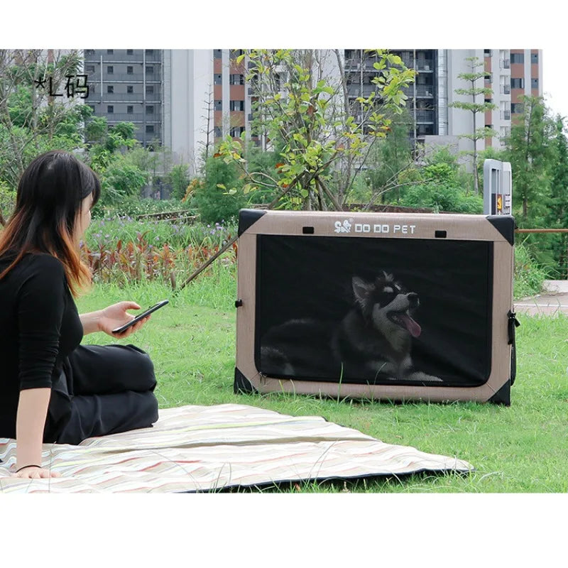 Dog Crate Travel Foldable Pet Crate for Puppy/Small Dog 18 Lbs Soft Cat Carrier Fit for Indoor & Outdoor/Car Back Seat/Trunk