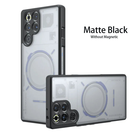 Translucent Matte Phone Case For RedMagic 11 Pro Anti-knock Shockproof Matte PC Back Cover For RedMagic 11 Pro