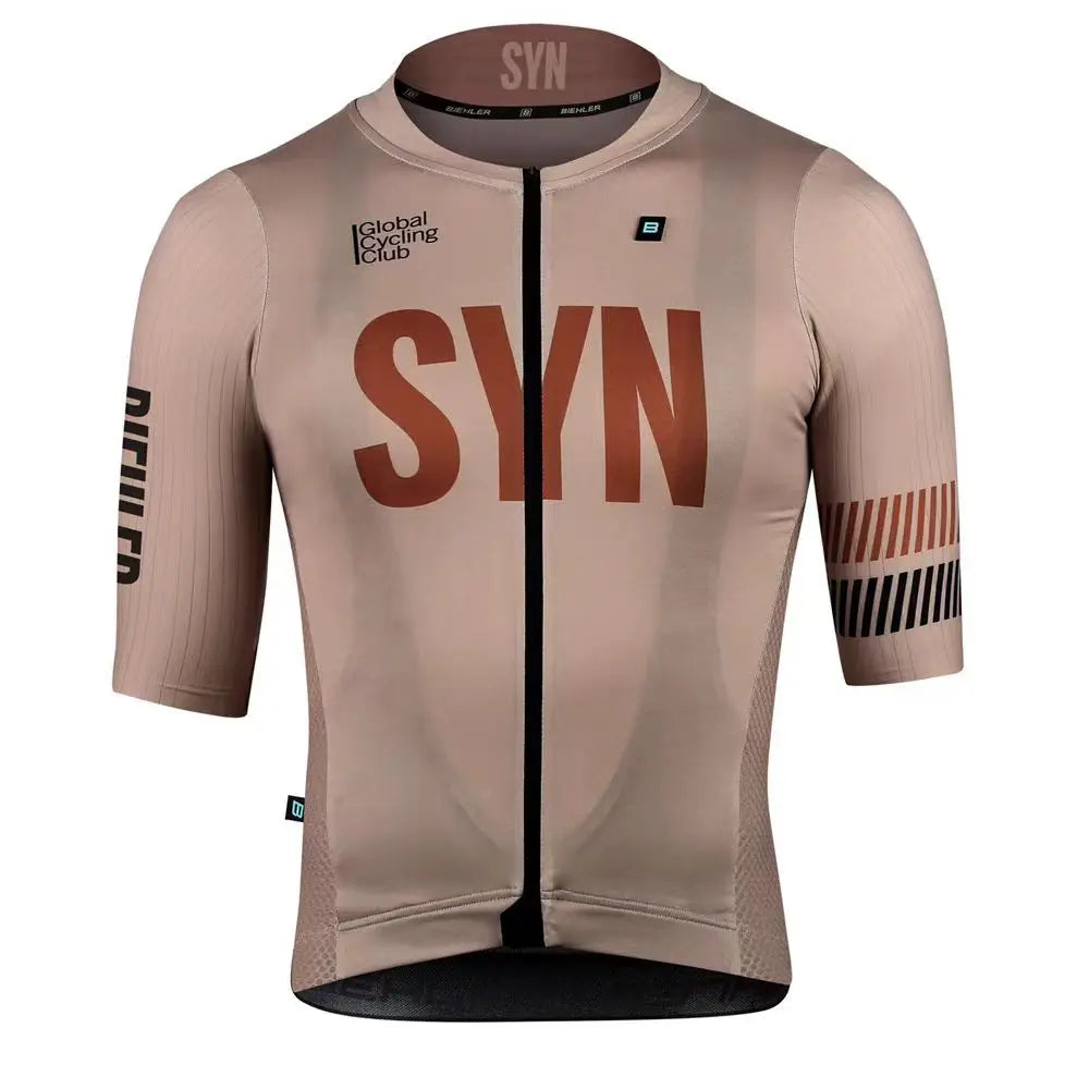 SYN Summer cycling clothes men's jerseys road cycling short sleeved sets bibs quick drying clothes breathable cycling shirt