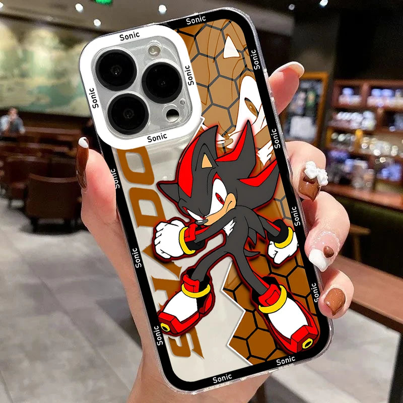 Cartoon Cute Game Phone Case For iPhone 17e 17 16e 16 15 14 13 12 11 Mini Air Pro Max X XR XSMax Plus S-S-Sonics Soft Back Cover