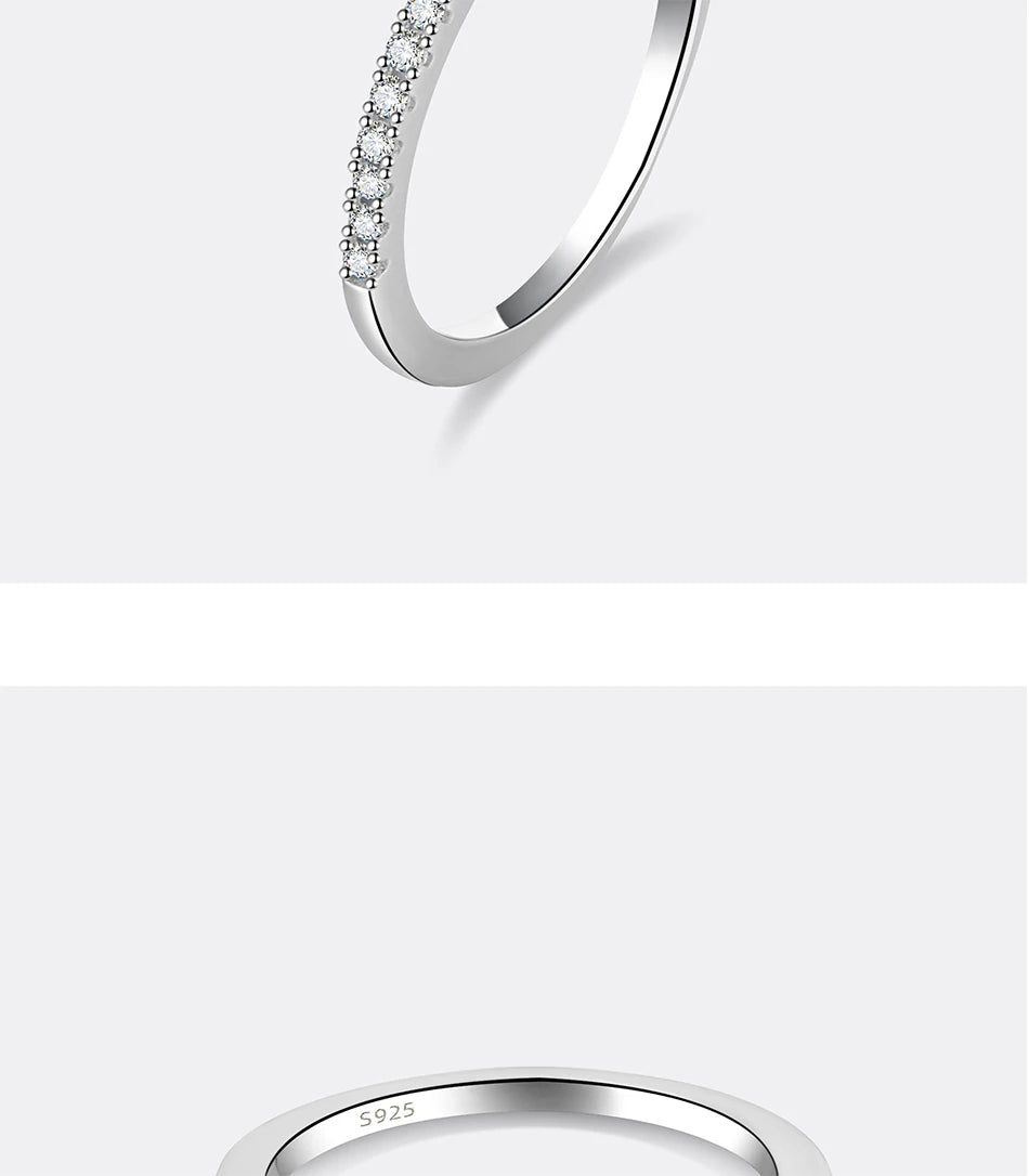 PERFANY GRA Certified Moissanite Ring for Women S925 Pure Silver Classic Eternal Laboratory Diamond Wedding Fashion Jewelry