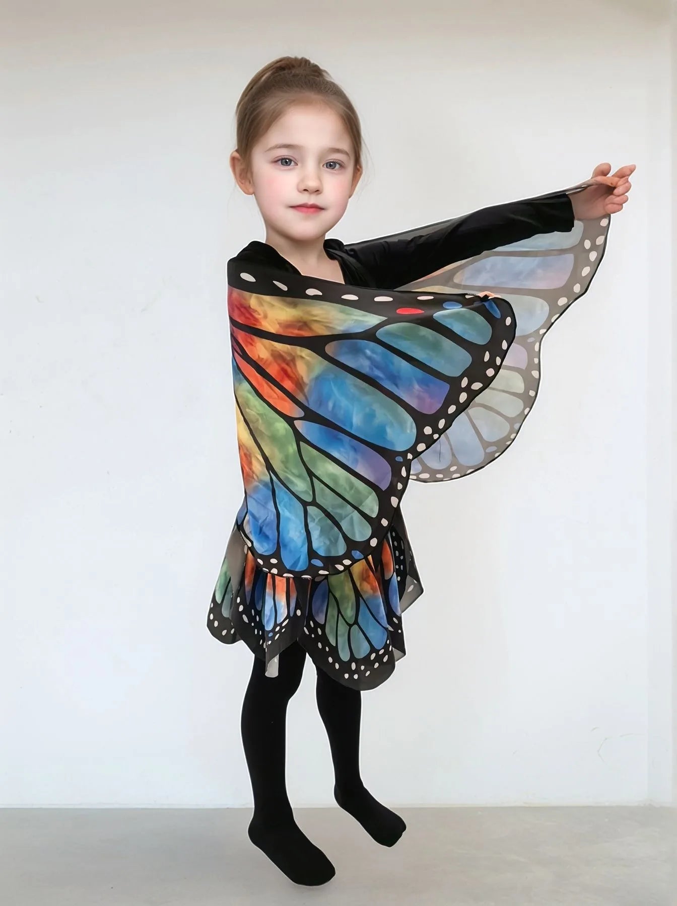 Halloween Kids Butterfly Costume Girl Fairy Butterfly Wings Blue Pink Purple Costume