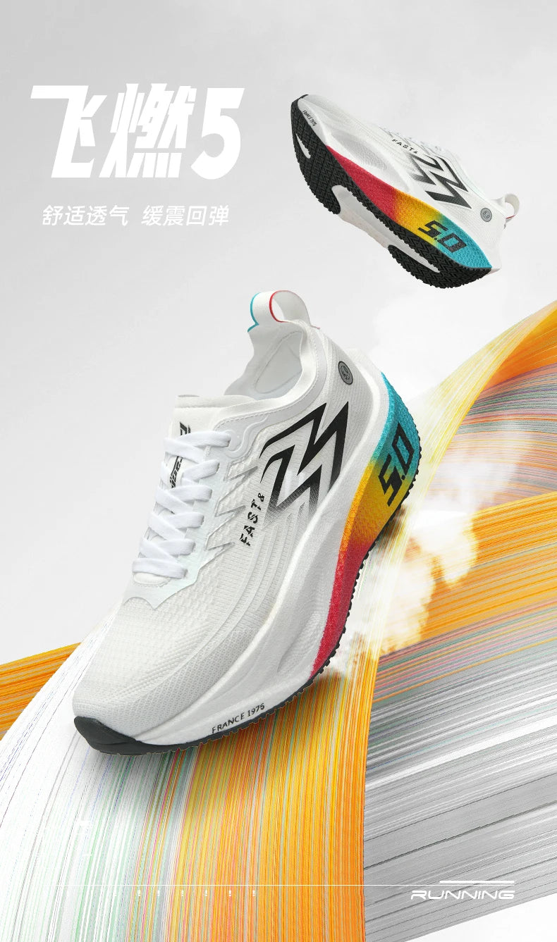 Men Running Shoes Carbon Plate Marathon Speciality Sports Breathable Lightweight Women's Comfortable Nonskid Leisure Sneakers
