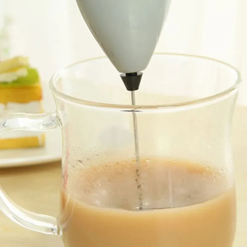 Portable Wireless Milk Frother Handheld Electric Coffee Whisk Mini Egg Beater Latte Cappuccino Foam Stirrer Cooking Mixer