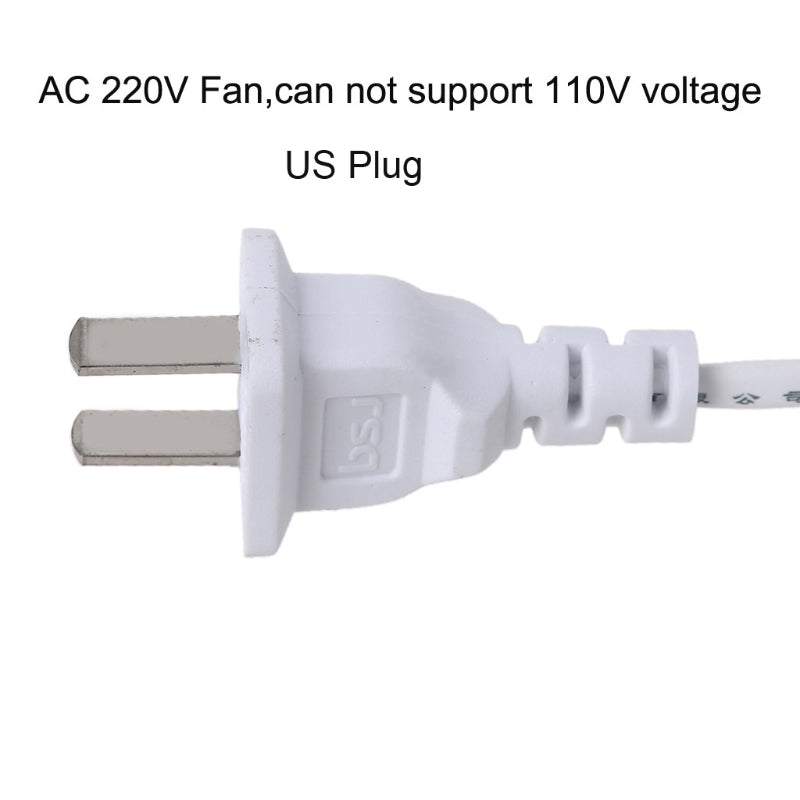 220V 20W 6 Leaves Ceiling Fan 16.5inch Silent Household Bedroom Hanging Fan Drop Shipping