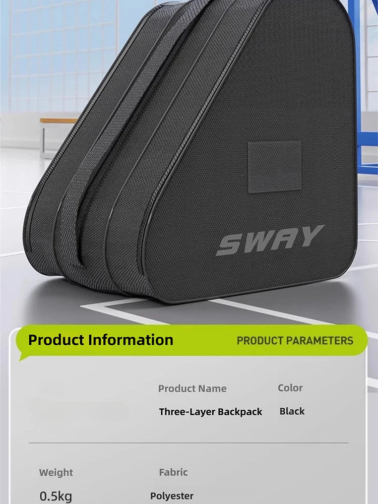 New Ice Skates Storage Bag Inline Skate Bag Top Handle Waterproof Versatile Breathable Accessory with Adjustable Shoulder Strap