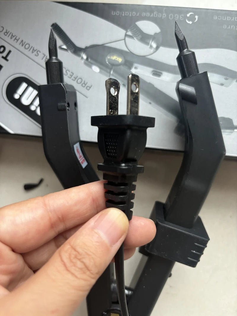 1 Adjustable Temperature 220℃ Smart Mini Heating Sharp Tip Hair Extension Iron, Fusion Hair Extension Iron Keratin Bonding Tools