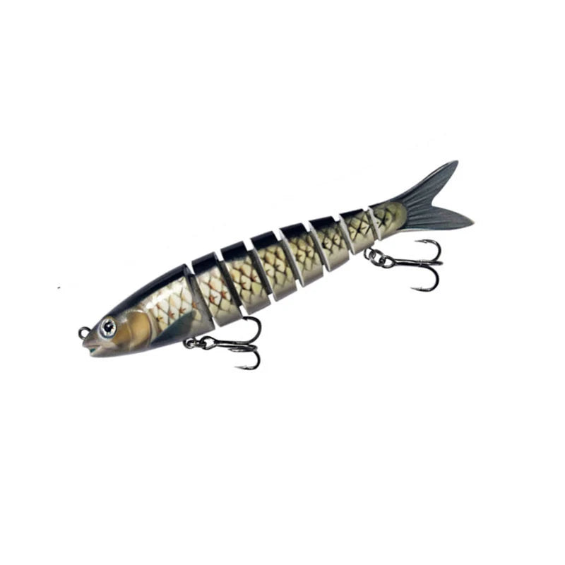 Fishing Lure Multi-Joint Fish Fishing Kit Slow Sinking Realistic Hard Lure Swimbait Freshwater and Saltwater for Bass Trout Lure