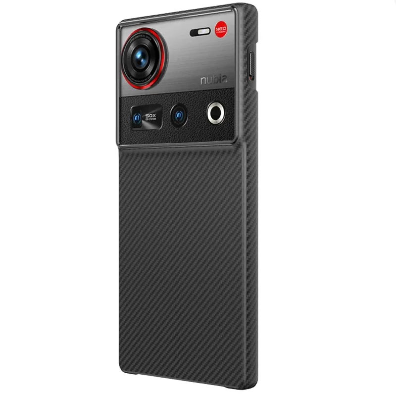 Original Kevlar Case For ZTE Nubia Z70 Z70S Ultra Carbon Fiber Back Cover Shell