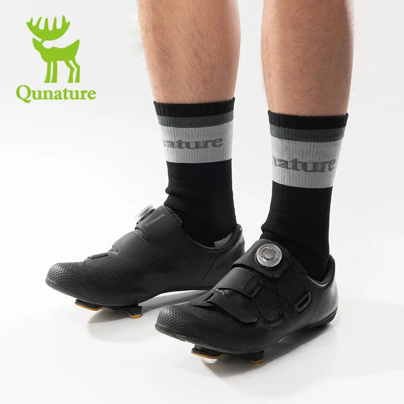 Qunature Four-Season Waterproof Socks Breathable Outdoor  Sport Socks Hiking Cycling Cross Country Running Skiing Windproof Sock
