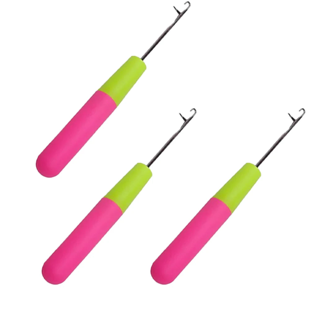 Crochet Hook Plastic Crochet Hook Needle For Hair Weaving Hook Needles 1/3/5Pcs Dreadlock Knitt Hair Weaving Crochet Needle Hook