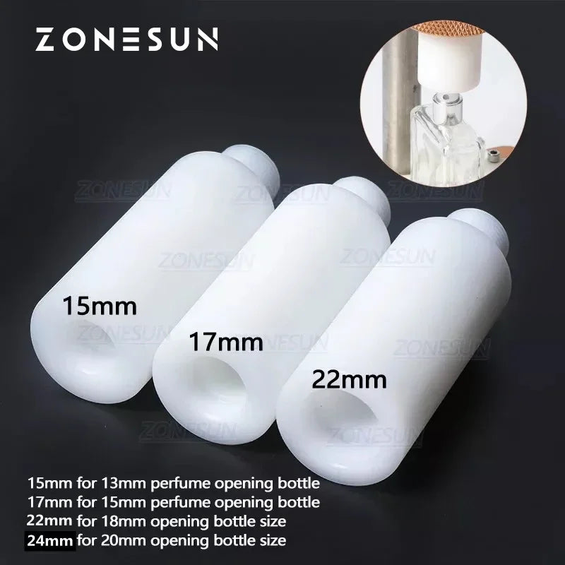 ZONESUN 15/17/20/22mm Collar Ring For Manual Perfume Bottle Crimping Machine Capping Perfume Bottles Sprayer