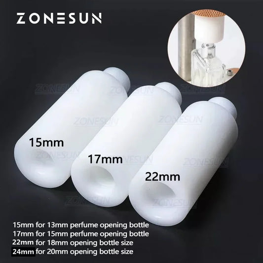 ZONESUN 15/17/20/22mm Collar Ring For Manual Perfume Bottle Crimping Machine Capping Perfume Bottles Sprayer