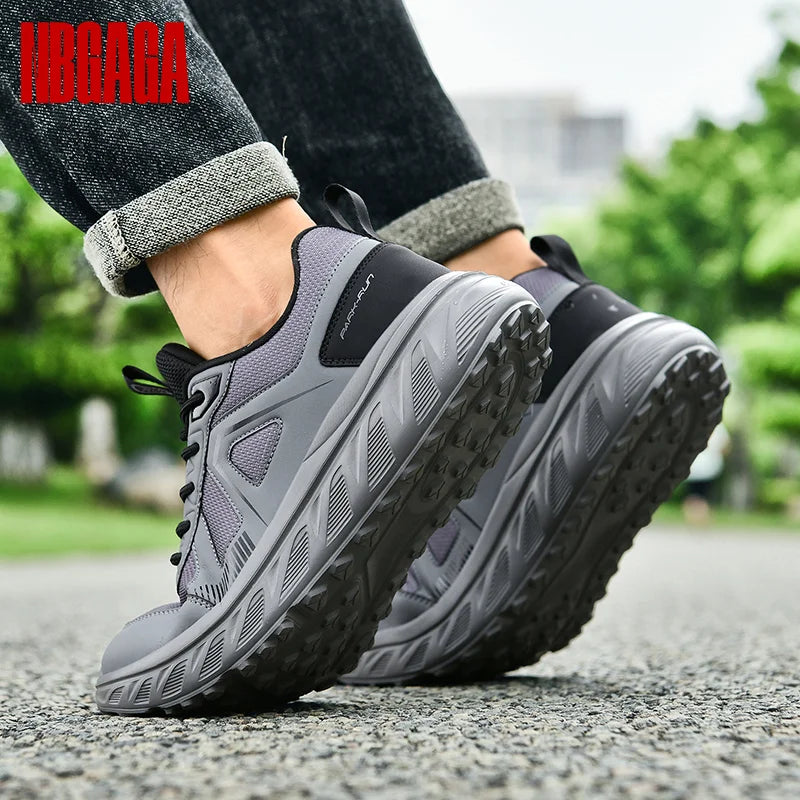 Casual Sneakers Wide Toe Shoes for Men Wide Width Comfort Walking Shoes Non-Slip Outdoor Sport Shoes