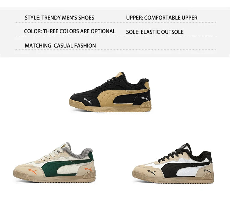 Men Casual Sneakers Winter Running Shoes Outdoor Casual Platform Sneaker Anti Slip Footwear Fashion Sport Shoes Size 39-44