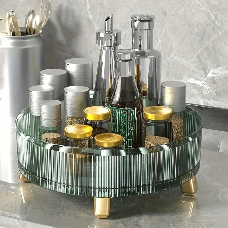 1PCS Makeup Organizer, 360 Rotating Makeup Organizer, Make Up Organizers and Storage, Large-Capacity Round Perfume Organizer,