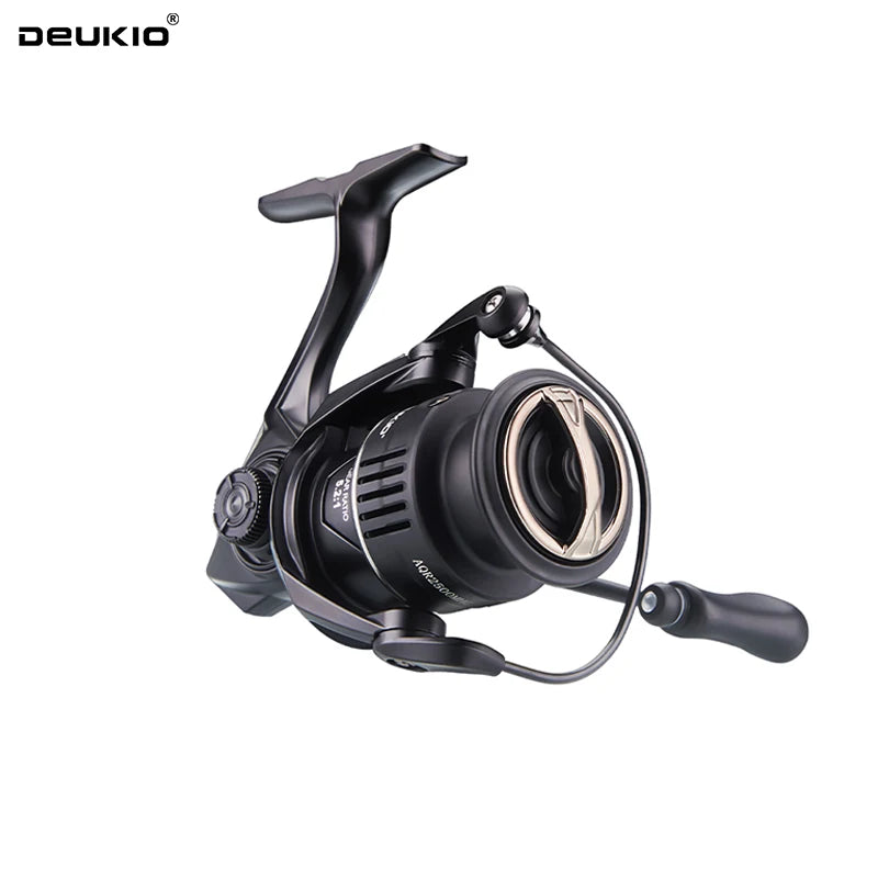DEUKIO Ultralight Spinning Fishing Reel 172g Carbon Fiber Body 12KG Max Drag 5.2:1 7+1BB Metal Spool Long Cast Saltwater Lure