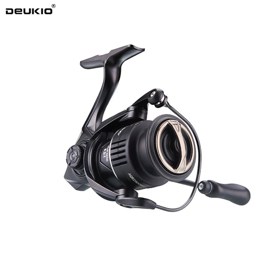 DEUKIO Ultralight Spinning Fishing Reel 172g Carbon Fiber Body 12KG Max Drag 5.2:1 7+1BB Metal Spool Long Cast Saltwater Lure