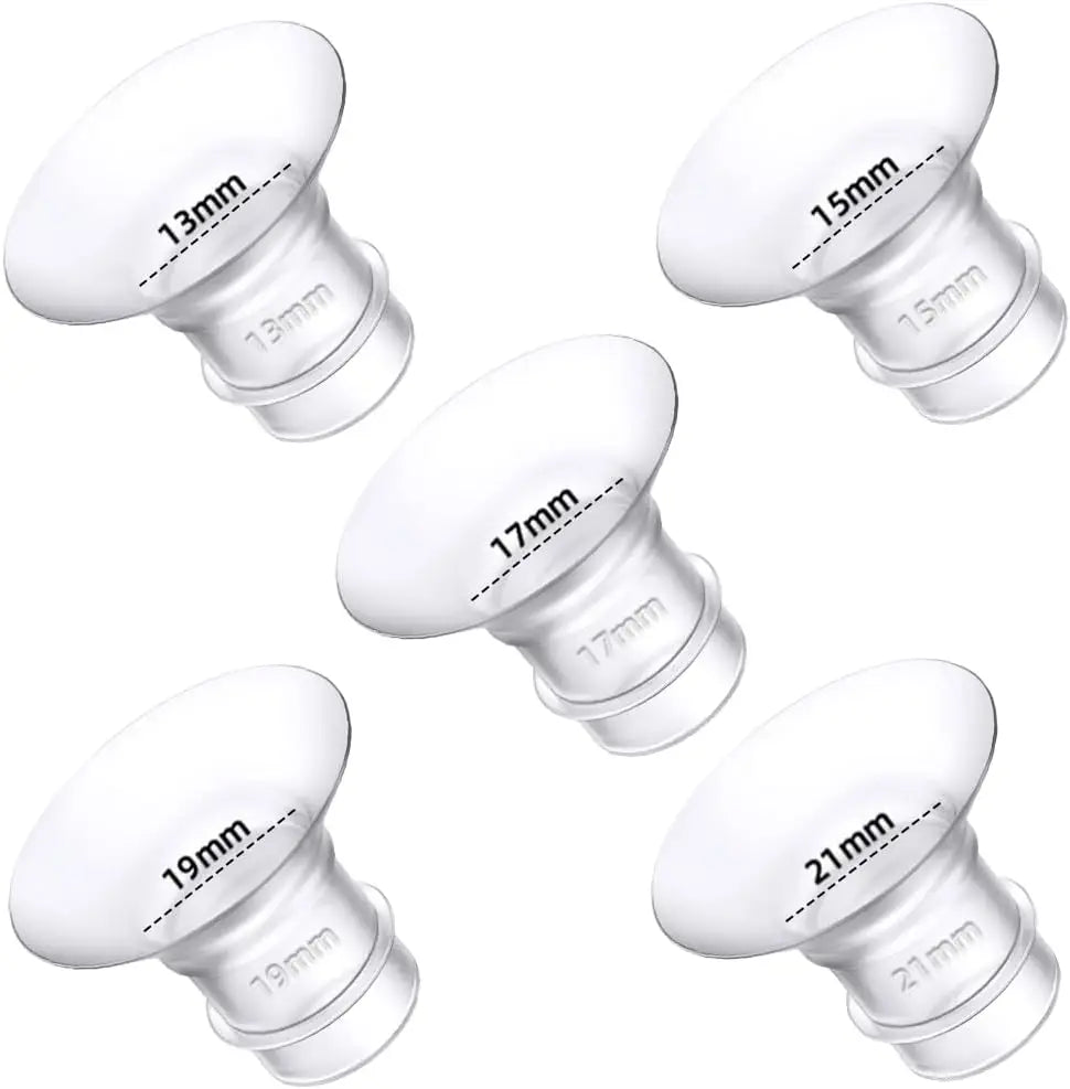 5-10Pcs Breast Shield Insert Compatible with Momcozy M5/M9/V2 Pro/S12 Pro/Spectra/Medela/eufy/Elvie/Lansinohand Most 24mm Shield
