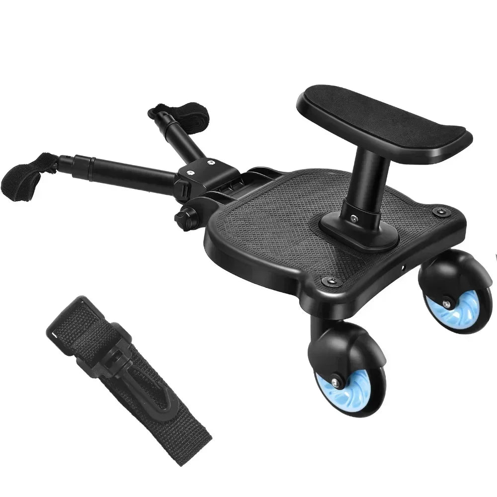Universal Baby Stroller Accessories Strollers Step Board Adapter with Seat Twins Scooter Baby Accessories Baby Pram Hitchhiker