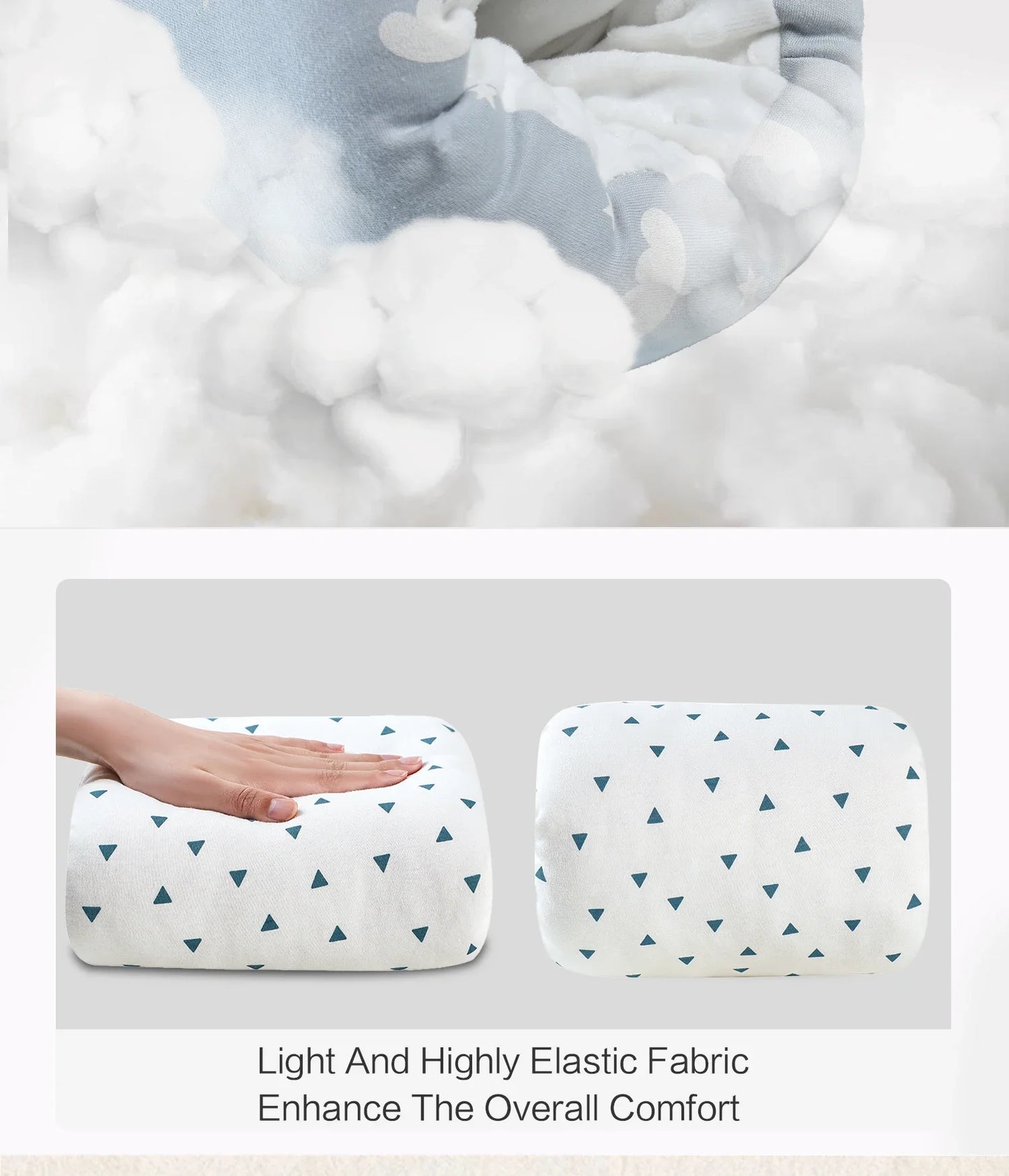 INSULAR Baby Arm Pillow Infant Feeding Pad Kid Soft Nursing Head Cushion Thickened Nursing Pillow Pure Cotton Comfortable