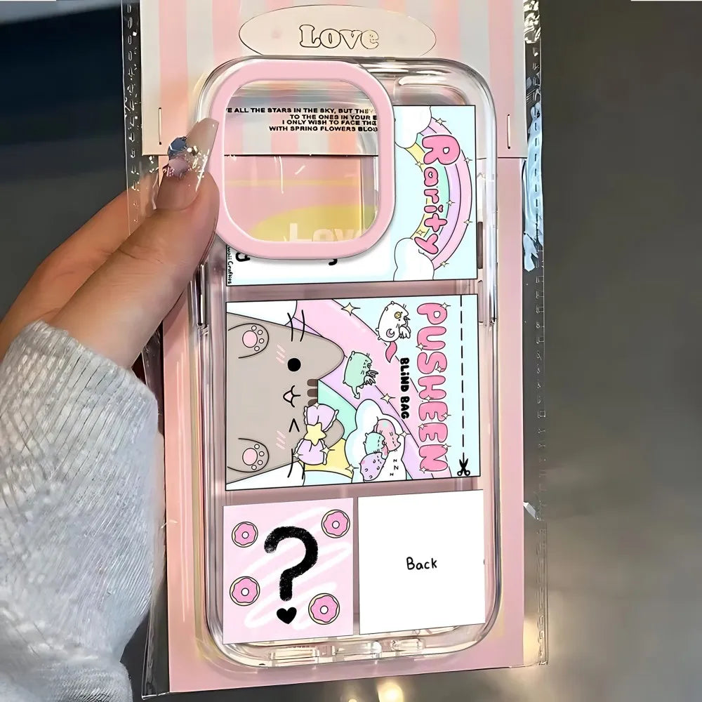 P-Pusheens Cat Phone Case for Xiaomi Mi 15T 15 14 13 12 11 10 10T 14T Poco M7 X6 F7 F5 F4 X7 X4 NFC Lite GT Pro Ultra 4G 5G