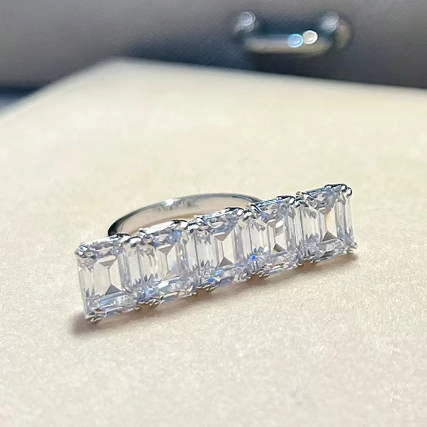 Rings Sales Trend Luxury Brand High Quality Jewelry Original Shiny Christmas Birthday Cocktail Party Engagement Gift for Women