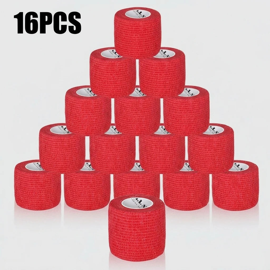 16/10/3PCS Tattoo Grip Bandage Colorful Self Adhesive Wrap 5cm X 4.5m Non Slip Handle Tape Tattoo Machine Grip Cover Supplies