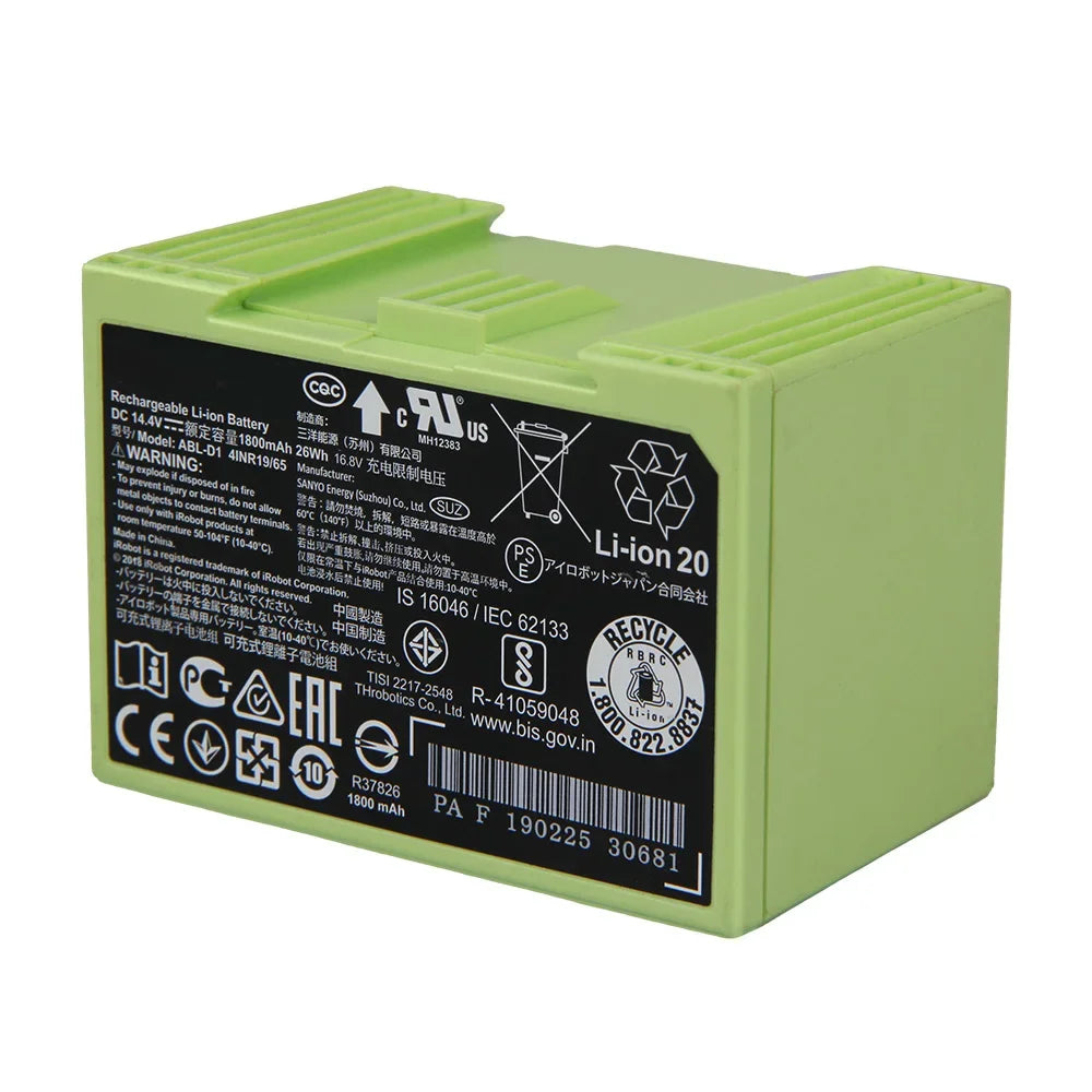 Battery ABL-D1 ABL-D2 For iRobot Roomba i7 i7+ i8 e5 e6 i7550 5150 e6198 i755020 i7158