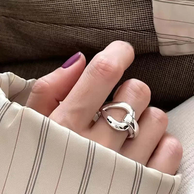 VENTFILLE 925 Sterling Silver Rings for Women Couple Blue Stone Star Jewelry  Party Birthday Gift Dropshipping Wholesale