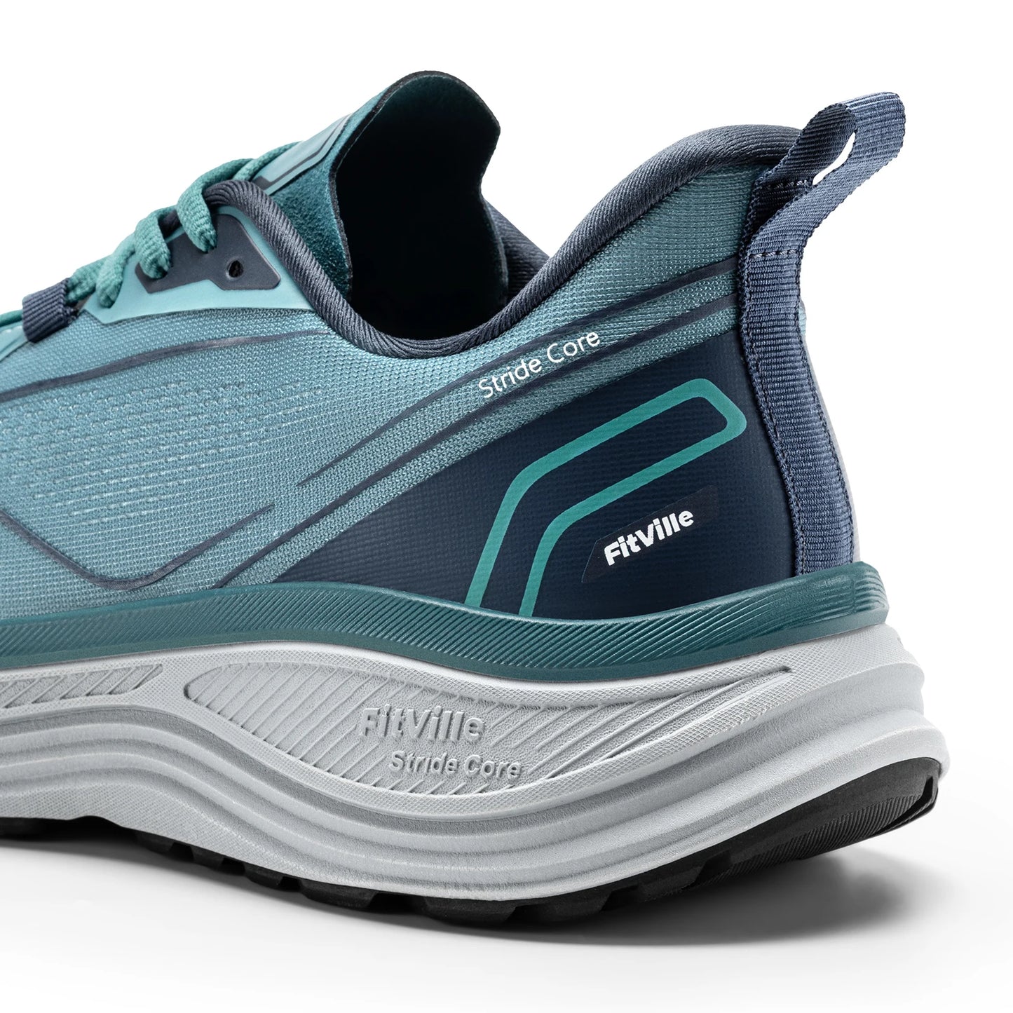 Fittington Walking Shoes For Men Extra Wide Cushioned Running Shoes Tennis Soft Shoes Arch Support for Plantar Fasciitis Relief