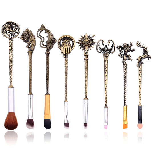 Movie Game of Thrones Hand of the King Song of Ice and Fire Makeup Brushes Set Foundation Blending Brush Female Makeup Tools