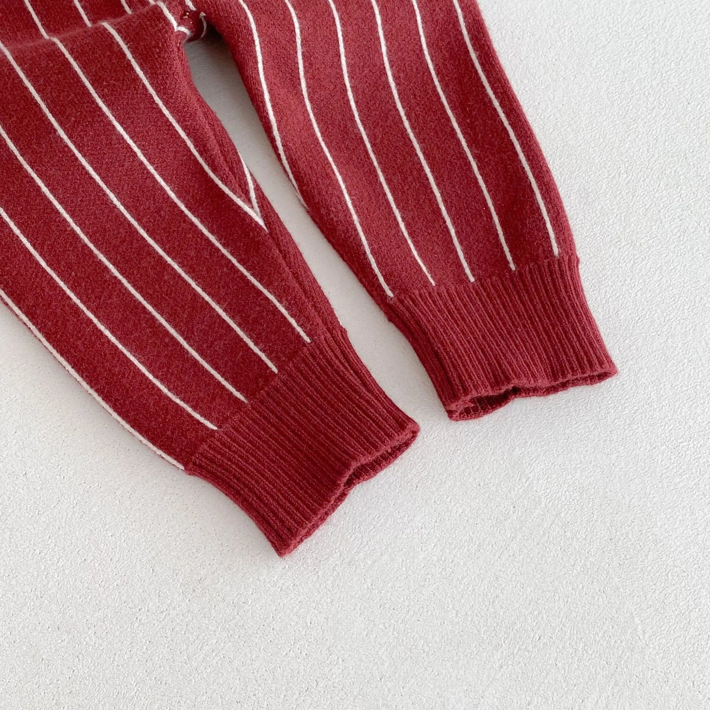 2025 Baby Clothes Toddler Baby Boy Knit Striped 3Pcs Sets 0-2Y Bow Tie Shirt and Pants Gentleman Casual Formal Infant Outfit