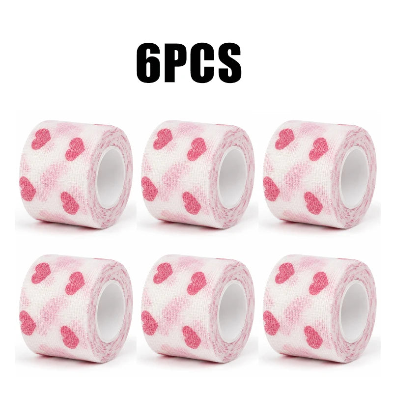 12/6/3pcs Tattoo Grip Cover Wrap Tape Self-Adhesive Breathable Elastic Bandage Waterproof Athletic Bandage Wraps Accessories