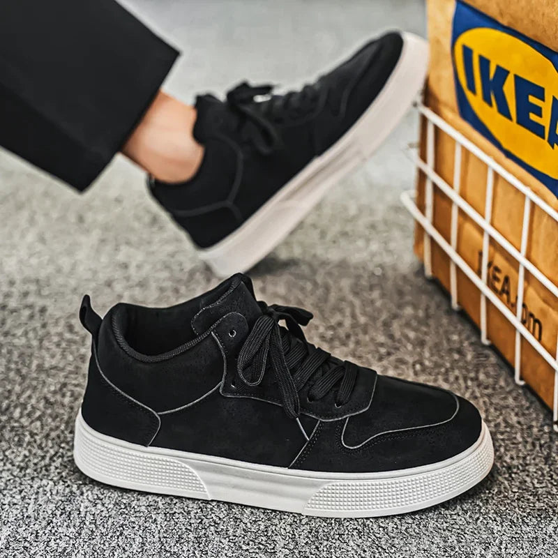 Fashion Men Casual Shoes Platform Non-slip Man Walking Sneakers Lightweight Male Running Shoes Breathable Platform Sport Shoes