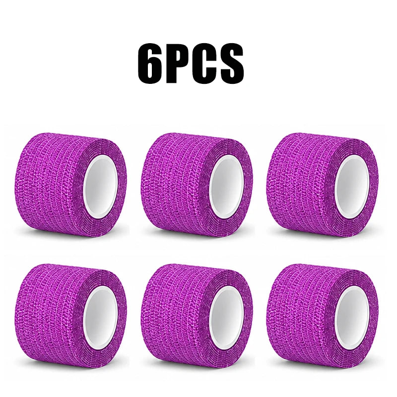 12/6/3pcs Tattoo Grip Cover Wrap Tape Self-Adhesive Breathable Elastic Bandage Waterproof Athletic Bandage Wraps Accessories