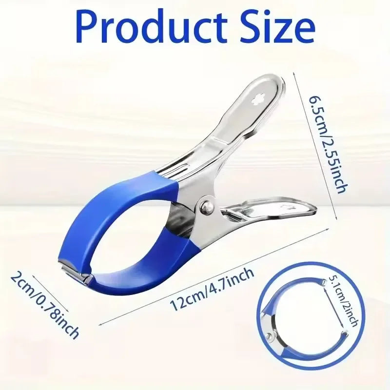 6/12pcs Durable Stainless Steel Pool Cover Clips with Plastic Handles - Heavy Duty Windproof Spring Clips Clothesline Clip