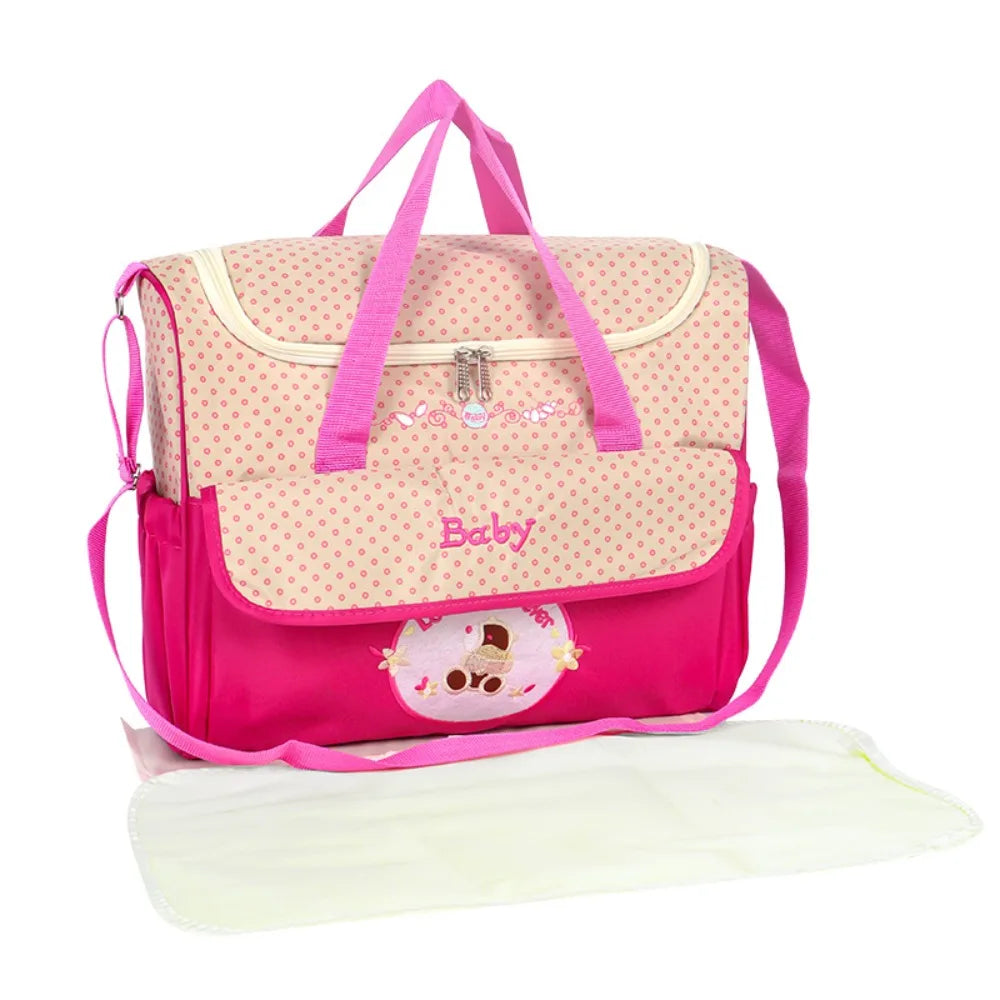 Storage Baby Diaper Bag Crossbody Multifunctional Mommy Maternity Packs Canvas Large Capacity Baby Stuff Nappy Bags Mother