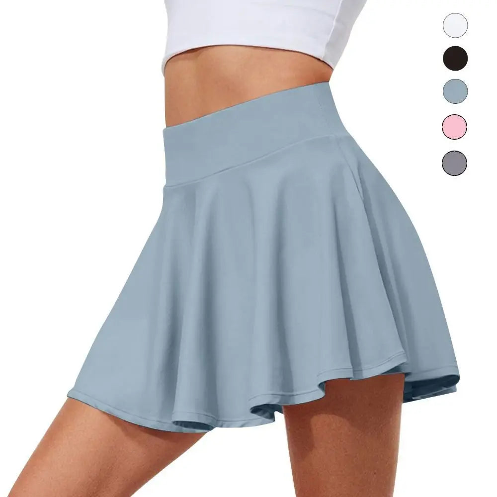 Pleated Tennis Skirts with Shorts Pockets Built-in Shorts High Waisted Skirts Tummy Control Moisture Wickin Golf Skorts Women