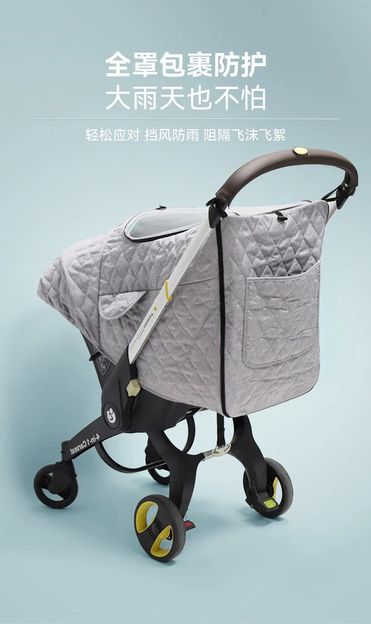 DOONA pram windproof warm rain cover cold cover safety seat windshield autumn and winter baby stroller accessories
