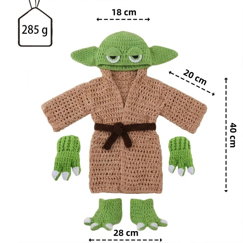 Halloween Cosplay Outfit Baby Costume Newborn Studio Photoshoot Prop Cute Soft Clothing for Baby Photography Shooting