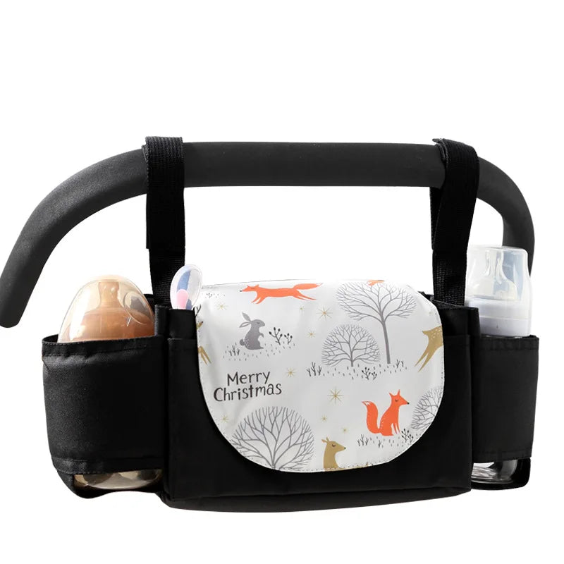 Stroller Bag Pram Stroller Organizer Baby Stroller Accessories Stroller Cup Holder Cover Trolley Organizer Travel Accessories