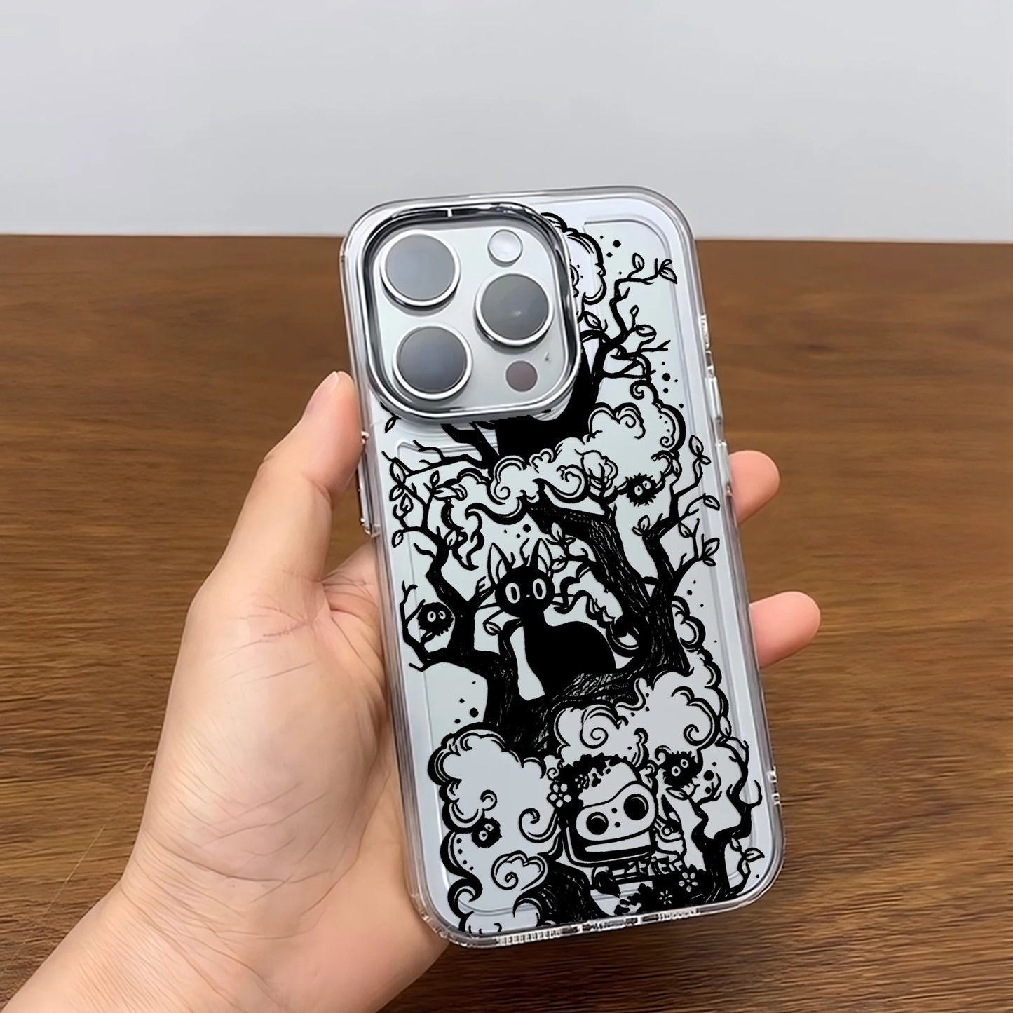 Lovely Black Monster Soot Sprites Phone Case For iPhone 17 16e 16 15 14 13 12 11mini Pro Max X XR XSMAX 8 7 Air Plus Soft Cover