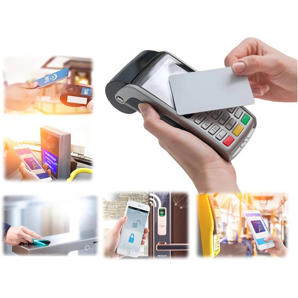 1K S50 MF1 RFID 13.56MHz access control block,0-sector writable 10 UID IC card,replaceable smart card,clone card