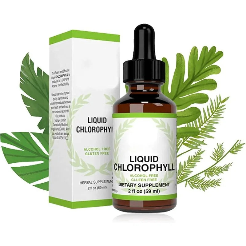 Mint Flavor Chlorophyll Liquid Chlorophyll Energy Supplement Natural Chlorophyll Deodorant Extra Strength Effective Sleep Aid