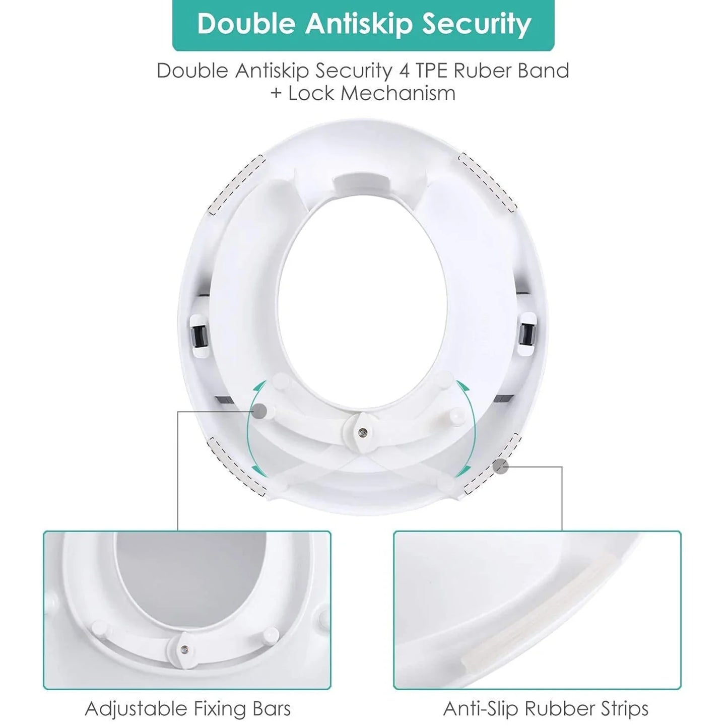 Children Toilet Seat Baby Toddler Toilet Seat Adapter with Handles Commode Pew Child Commode Pew Adapter Home Supplies