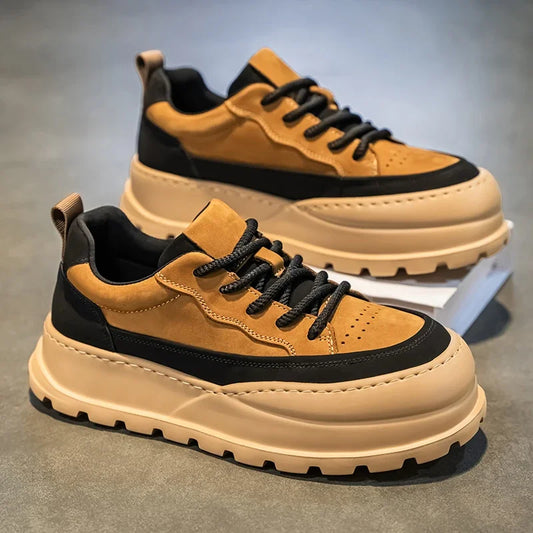 Loafers Casual Sneaker Thick Bottom Men's Sneakers Fashion Sports and Leisure Wear-resistant Shoes for Men Soft and Comfortable